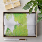 Grüne Blatt-Natur Seidenpapier (Geschenk)