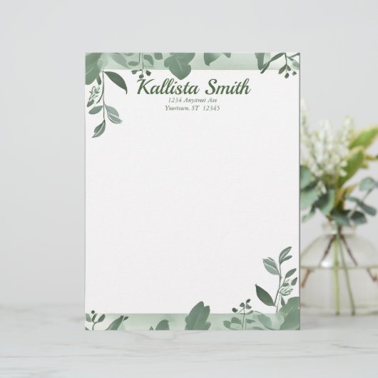 Grüne Blätter (Stehend Vorderseite)