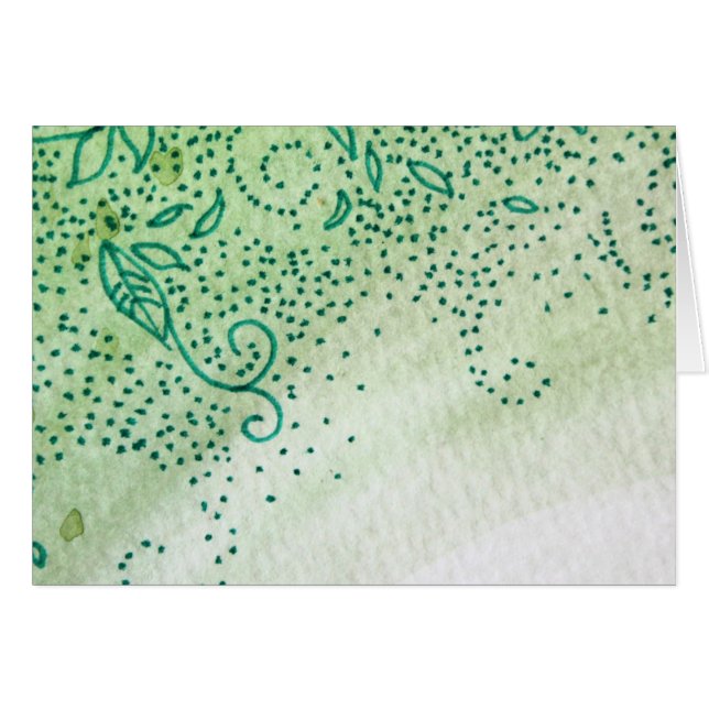 Grüne Blätter (Vorderseite (Horizontal))