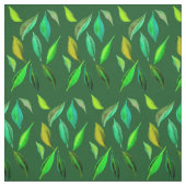Grüne Blätter Aquarellfolienmuster Kunst Stoff (Muster)