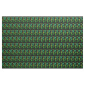 Grüne Blätter Aquarellfolienmuster Kunst Stoff (Yard (91,4 cm))