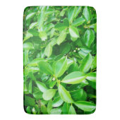 Grüne Blätter aus Kautschuk, Memory Foam Bathmat Badematte (Vorderseite Vertikal)