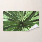 Grüne Blätter Badhandtuch Set (Handtuch)