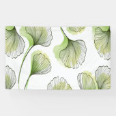 Grüne Blätter Banner (Horizontal)