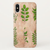 Grüne Blätter Blattpflanzen Pflanze beängstigend v Case-Mate iPhone Hülle (Rückseite)