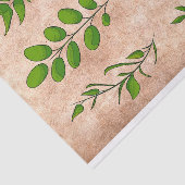 Grüne Blätter Blattpflanzen Pflanze beängstigend v Seidenpapier (Ausschnitt)