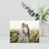 Grüne Blätter Blumenzange RSVP Postkarte (Stehend Vorderseite)