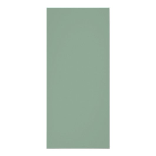 Grüne Blätter & Blush-Hochzeitmenü Werbekarte (Hinten)