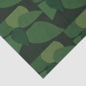 Grüne Blätter Botanisch Seidenpapier (Detail)