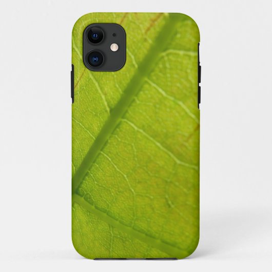 Grüne Blätter Botanische Naturfotografie Case-Mate iPhone Hülle (Rückseite)