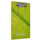 Grüne Blätter Botanische Naturfotografie Klemmbrett (Rechts)