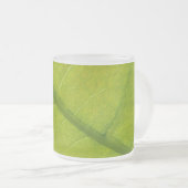 Grüne Blätter Botanische Naturfotografie Mattglastasse (VorderseiteRechts)