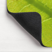 Grüne Blätter Botanische Naturfotografie Mousepad (Ecke)