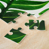 Grüne Blätter Botanische Pflanze Puzzle (Seite)