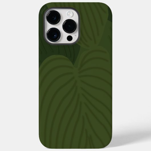 Grüne Blätter Botanisches Leaf Case-Mate iPhone Hülle (Rückseite)
