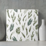 Grüne Blätter Botanisches Muster Fliese<br><div class="desc">Bringen Sie Natur Schönheit Zuhause mit unseren Grünen Blätter Botanische Muster Keramik Fliesen. Eine Touch von Waldeleganz Charme für Ihren Raum!</div>