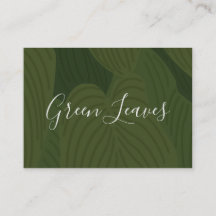 Grüne Blätter Botanisches Naturmuster