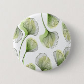 Grüne Blätter Button (Vorderseite)