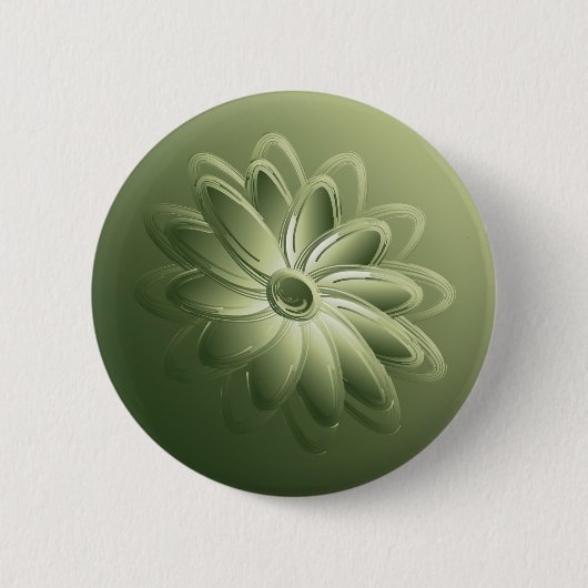 grüne Blätter Button (Vorderseite)