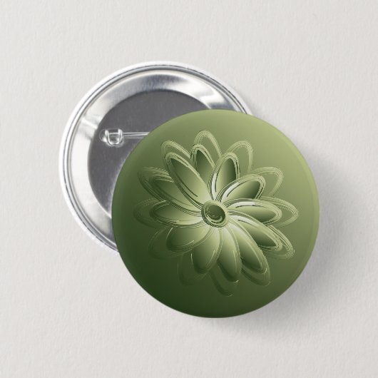 grüne Blätter Button (Vorne & Hinten)
