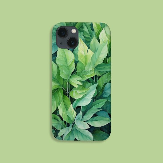 Grüne Blätter Case-Mate iPhone Hülle