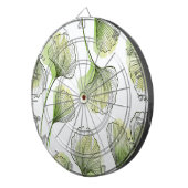 Grüne Blätter Dartscheibe (Vorderseite rechts)