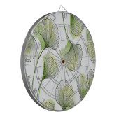 Grüne Blätter Dartscheibe (Vorderseite Links)