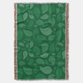 Grüne Blätter Decke (Vorderseite Vertikal)