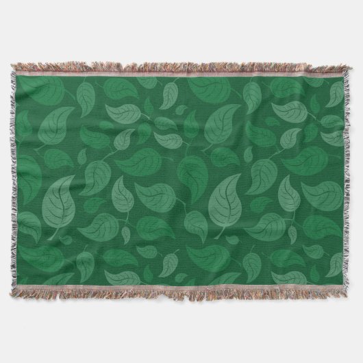 Grüne Blätter Decke (Vorderseite)