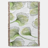 Grüne Blätter Decke (Vorderseite Vertikal)