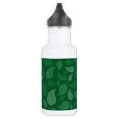 Grüne Blätter Edelstahlflasche (Rechts)