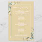 Grüne Blätter, Elegantes Minimalismus-Programm (Rückseite)