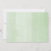 Grüne Blätter erstes Foto aus heiligen Kommunionen Einladung (Rückseite)