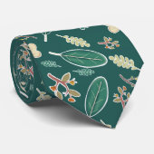 Grüne Blätter fallen Objekte, die an der Decke hän Krawatte (Gerollt)