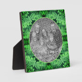 Grüne Blätter Ferns Erstellen Sie Ihr eigenes Foto Fotoplatte (Vorderseite)