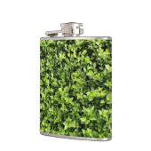 Grüne Blätter Flachmann (Links)