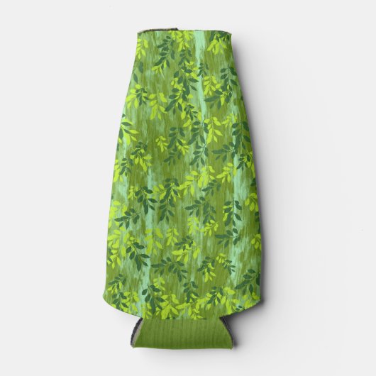 Grüne Blätter Flaschenkühler (Vorderseite)