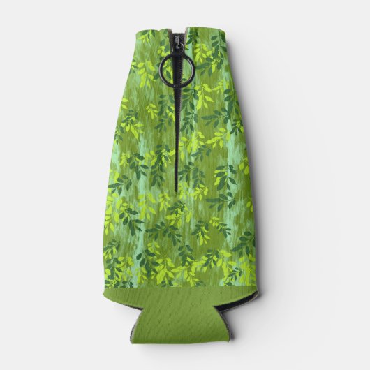 Grüne Blätter Flaschenkühler (Rückseite)