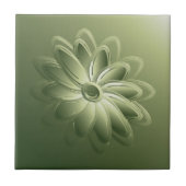 grüne Blätter Fliese (Vorderseite)