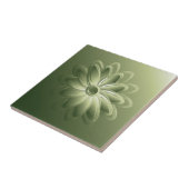 grüne Blätter Fliese (Seite)