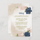 Grüne Blätter für Blume mit Meerschweinchen Begleitkarte (Vorne/Hinten)