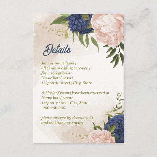 Grüne Blätter für Blume mit Meerschweinchen Begleitkarte (Vorderseite)