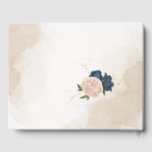 Grüne Blätter für Blume mit Meerschweinchen Gästebuch (Rückseite)