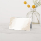 Grüne Blätter für Blume mit Meerschweinchen Platzkarte (Rückseite)