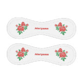 Grüne Blätter für Blumenbeete Rote Rosen Baseball (Paneele)