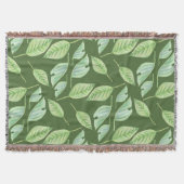 Grüne Blätter für den benutzerdefinierten Gewindes Decke (Vorderseite)