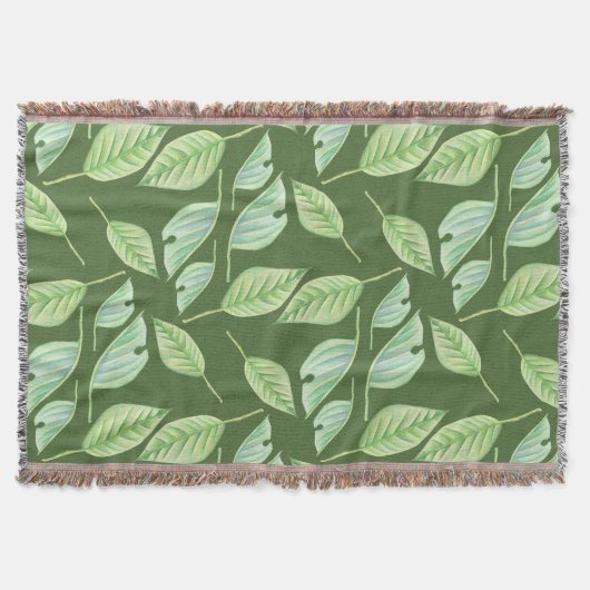 Grüne Blätter für den benutzerdefinierten Gewindes Decke (Vorderseite)