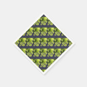 Grüne Blätter für Weintrauben Serviette (Ecke)