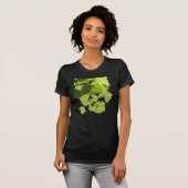 Grüne Blätter für Weintrauben T-Shirt (Vorne ganz)