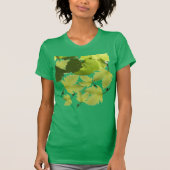 Grüne Blätter für Weintrauben T-Shirt (Vorderseite)